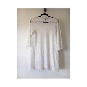 White lace H&M dress!